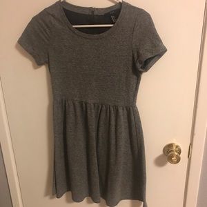 Forever 21 gray a-line dress